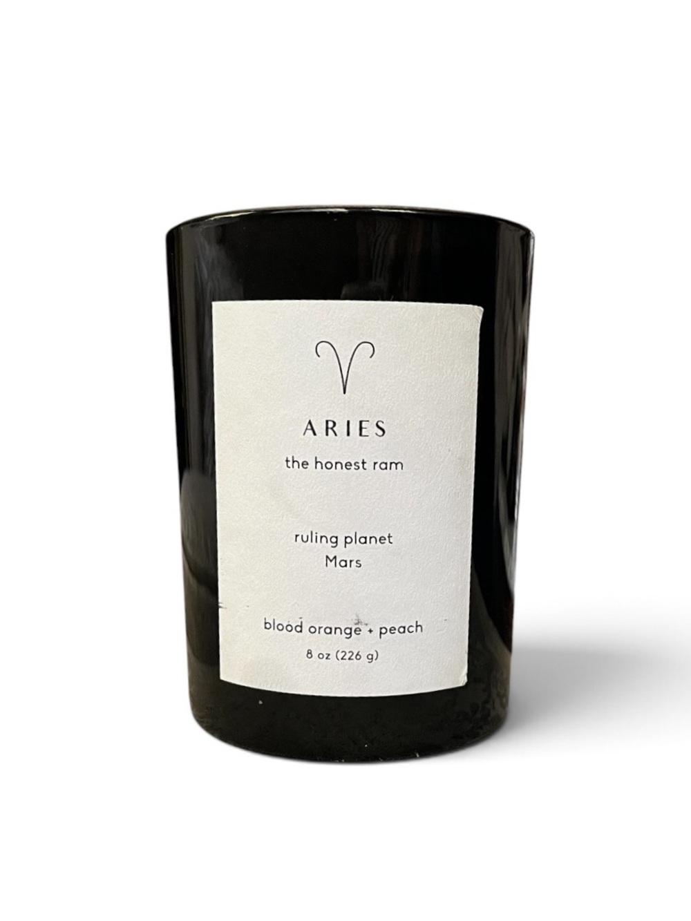 NWOT Project 62 Aries Zodiac Candle Blood Orange & Peach, 8oz Glass Jar